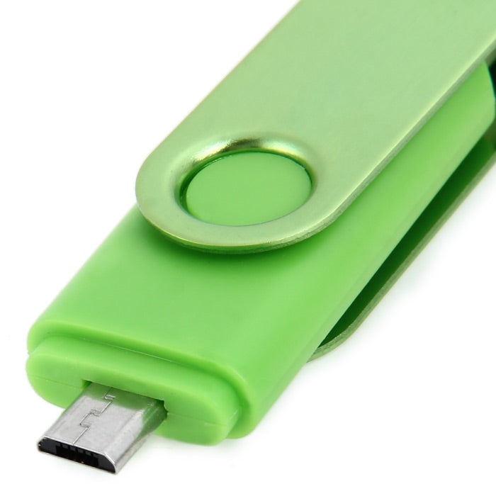 2 in 1 16GB OTG USB 2.0 Flash Drive for Laptop / Smart Phone / PC / Mac / Notebook etc.