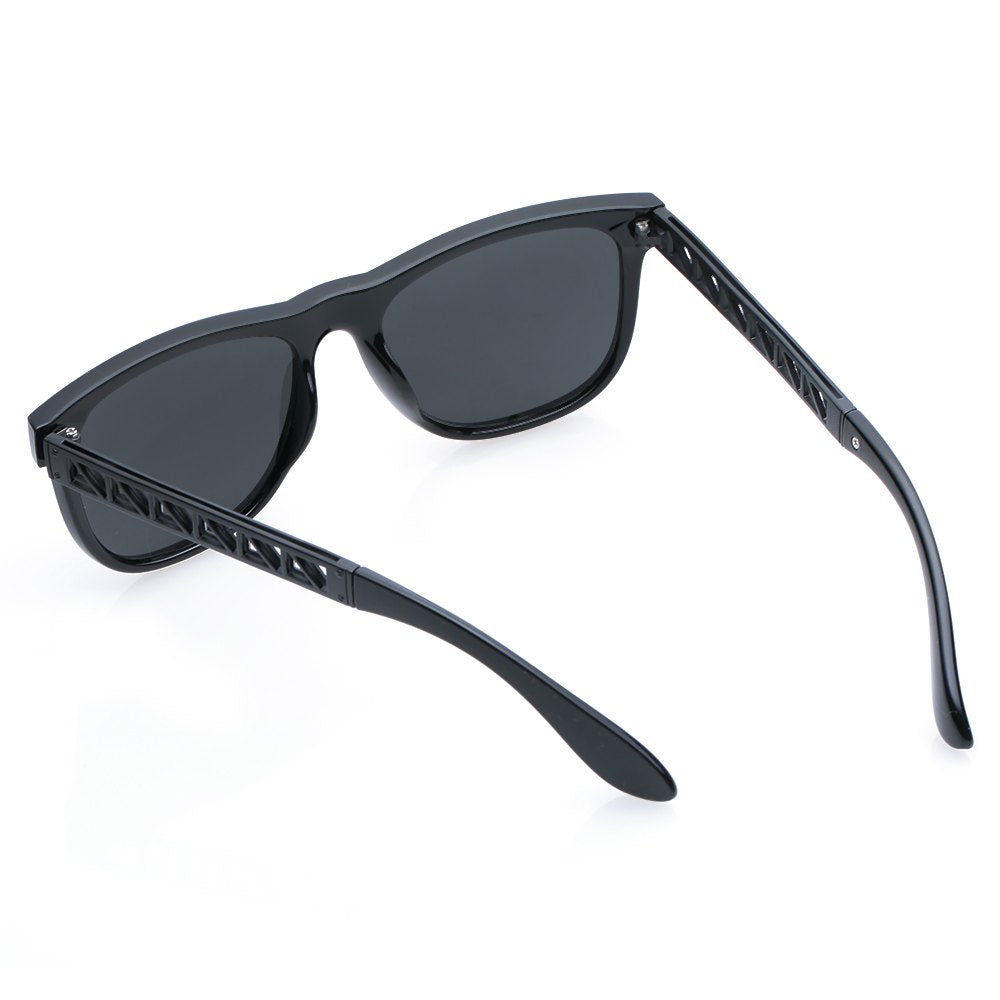Chic Black Frame Hollow Out Sunglasses For Women