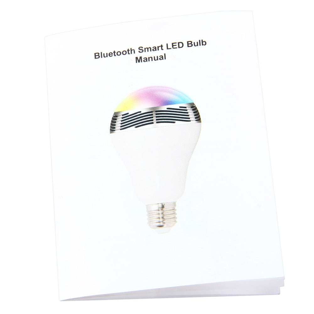 BL-08A Bluetooth Color Changing LED Light Bulb with Speaker