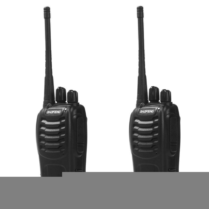 2pcs BAOFENG BF-888S Walkie Talkie with High Brightness Flashlight