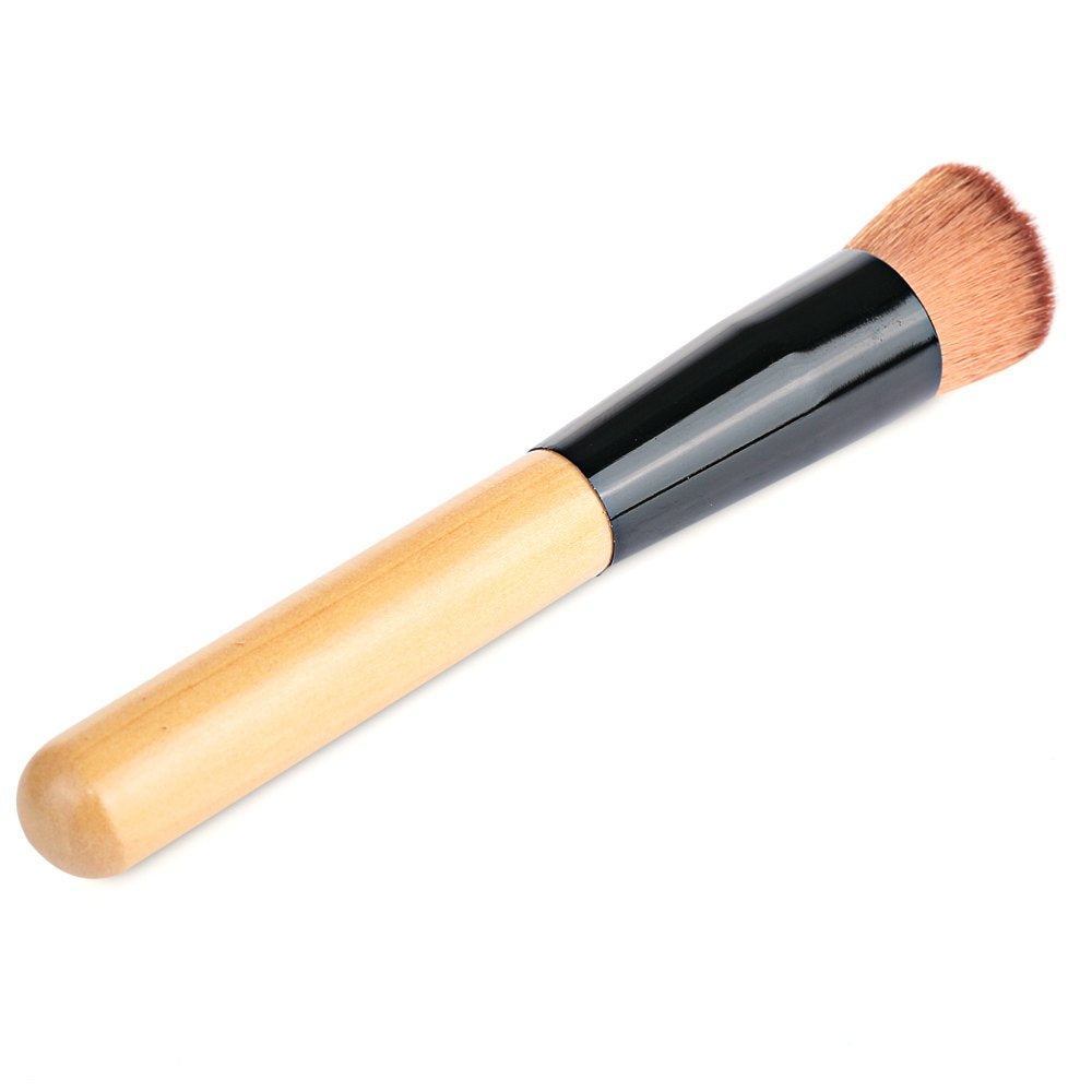 Change Cosmetic Makeup Foundation Powder Professional Wooden Handle Brush