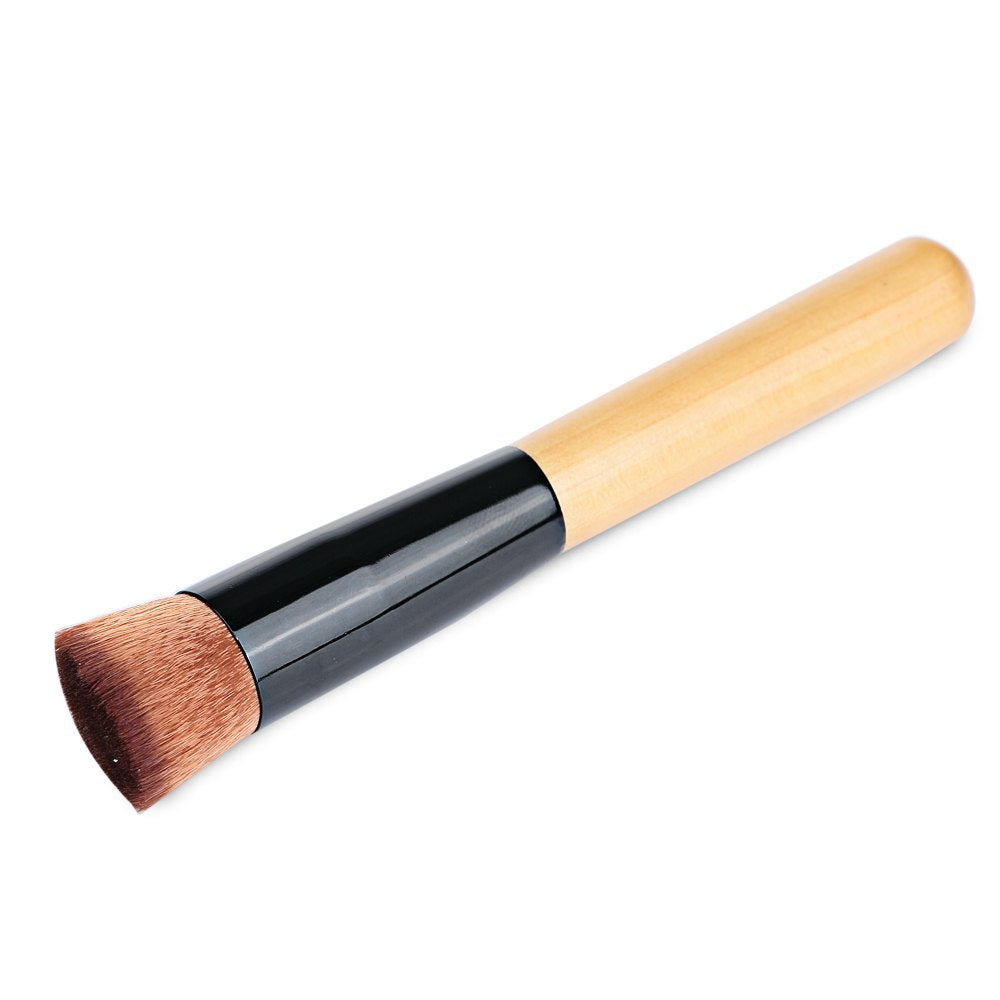 Change Cosmetic Makeup Foundation Powder Professional Wooden Handle Brush