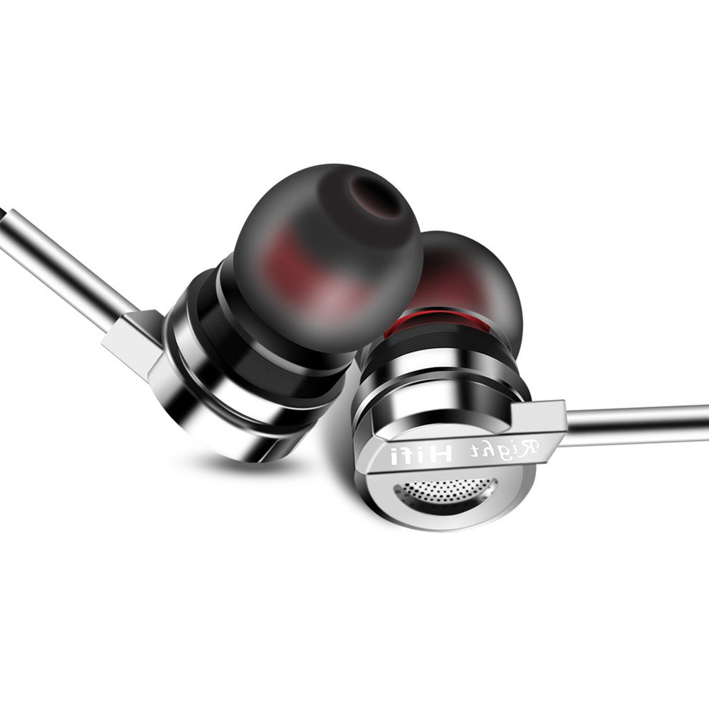 3.5mm Metal In-Ear Earbud Earphone Wired Bass Stereo for Xiaomi / PC