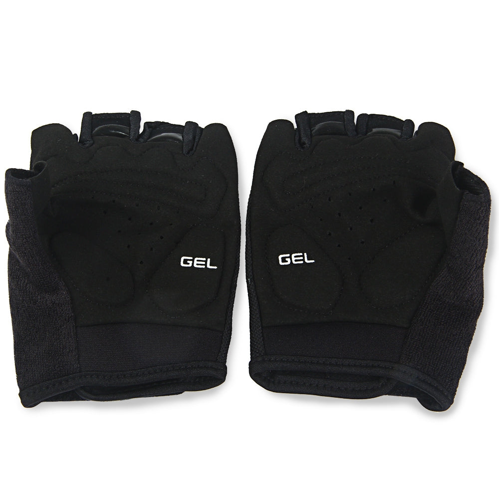 2PCS SAHOO Anti-slip Shock-absorbing Hydrofuge Half Finger Bicycle Gloves with GEL Pad