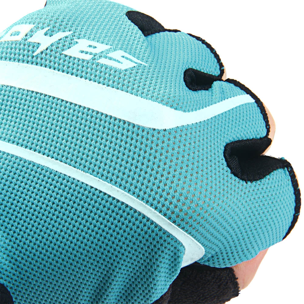 2PCS SAHOO Anti-slip Shock-absorbing Hydrofuge Half Finger Bicycle Gloves with GEL Pad