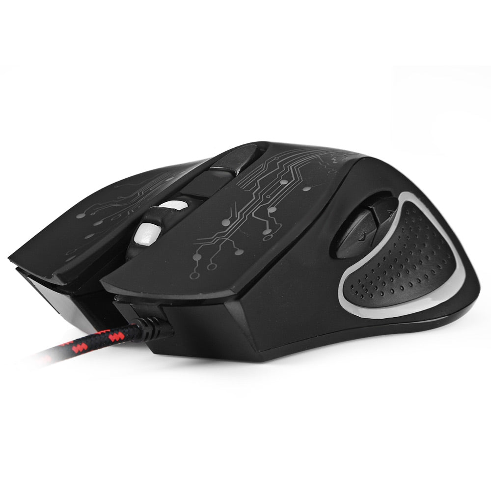 6 Buttons DPI Adjustable Optical USB Wired Gaming Mouse Mice
