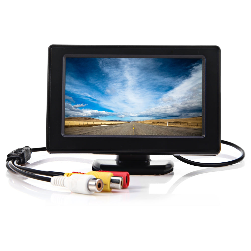 4.3 Inch TFT LCD Car Parking Rear View Monitor Camera Rotatable Display Screen DVD
