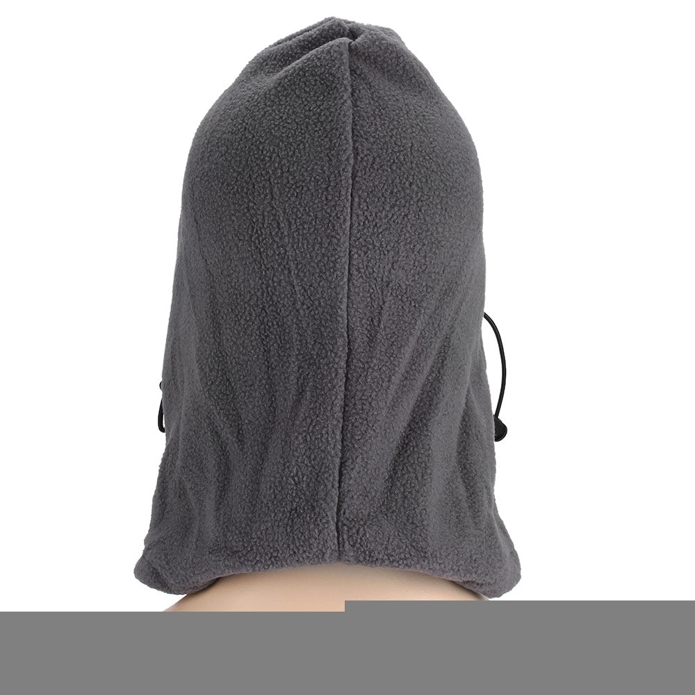 6 in 1 Thermal Fleece Outdoor Wind Stopper Face Mask Anti-terrorism Bilayer Wigs Cap