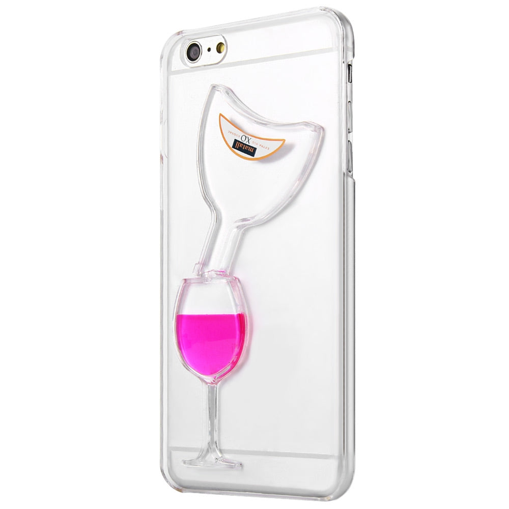 3D Liquid Flow Hourglass Translucent Anti-Slip Back Cover Case for iPhone 6 Plus 6S Plus