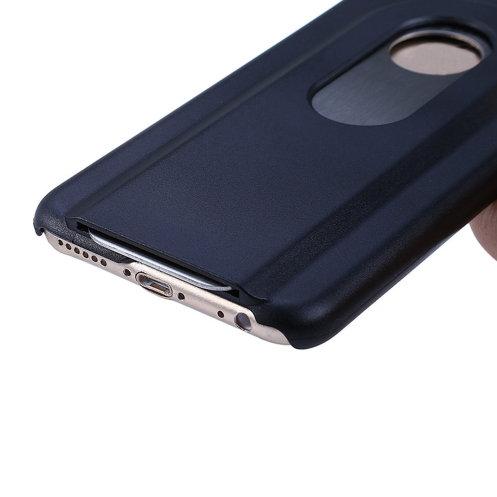 2 in 1 Stainless Steel Slide Beer Bottle Opener Hard Back Case Cover for iPhone 6 / 6s
