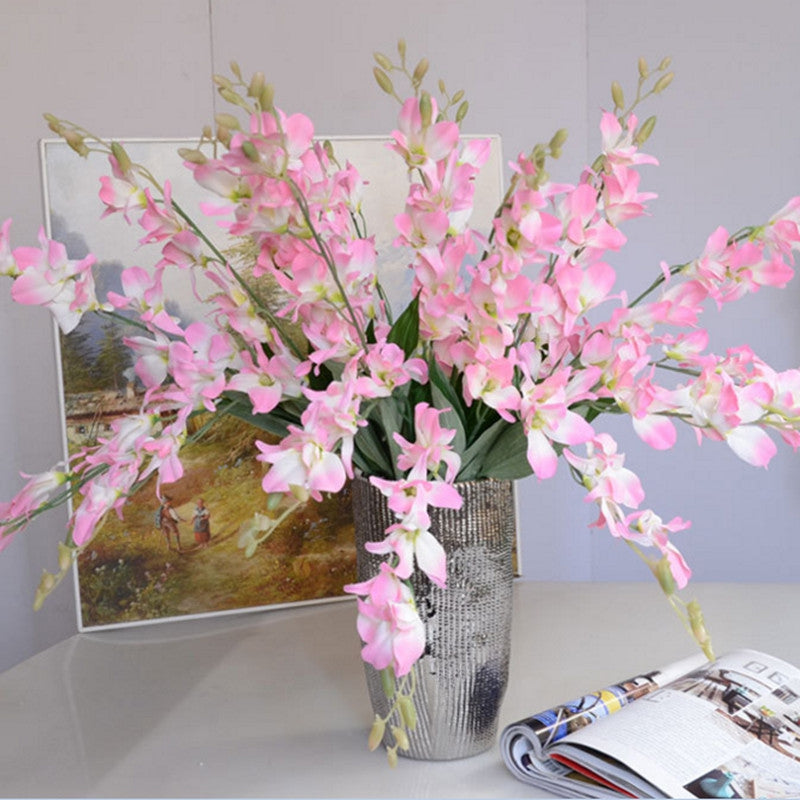 1 Branch Simulation Cattleya Wedding Decorate Home Decoration Artificial Flower