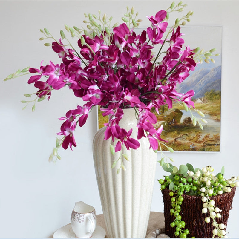 1 Branch Simulation Cattleya Wedding Decorate Home Decoration Artificial Flower