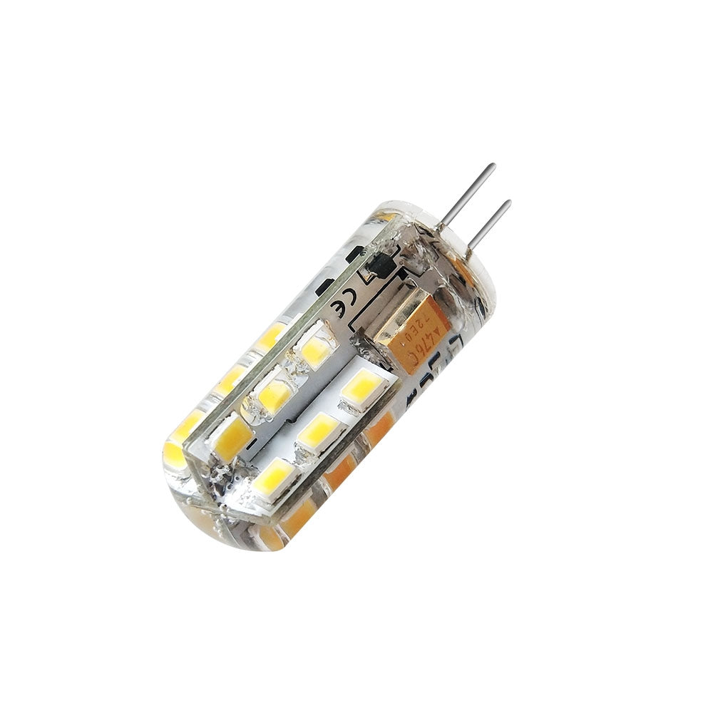 BRELONG G4 Dimming 24LED-2835 Silicone Corn Light AC12V 1PC