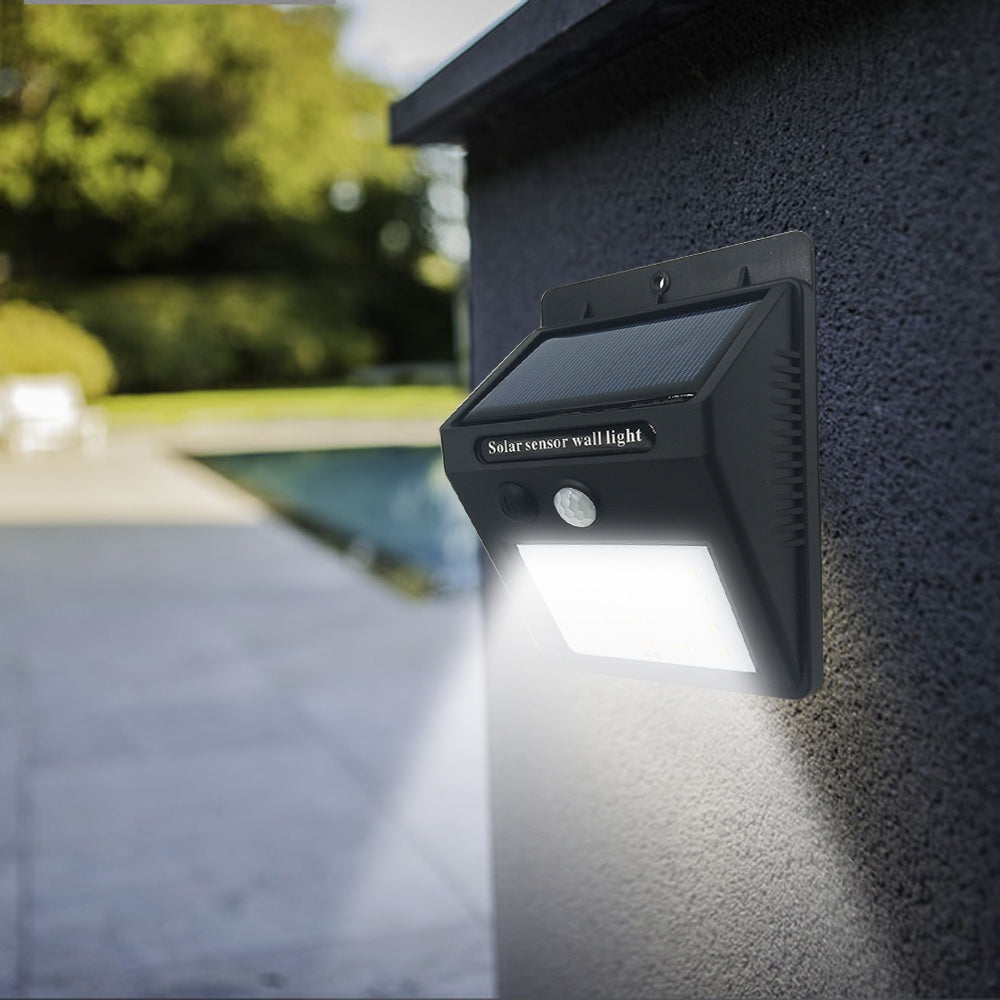 BRELONG 25LED Solar Body Sensor Wall Lamp Garden Lights