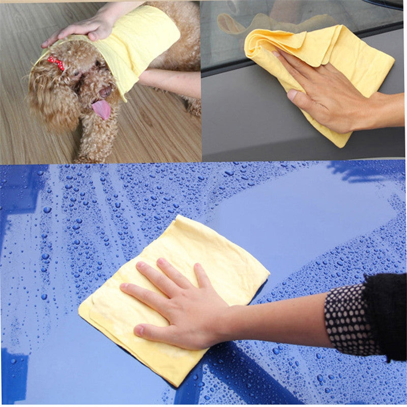 Car Wash Towel Imitation Deer Quick-drying Soft Vehicle Care Cleaning Cloth