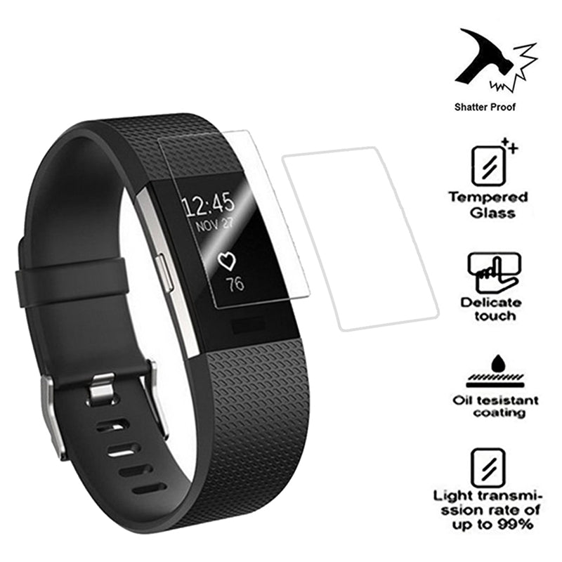 2pcs Ultra Thin HD Scratch Resistance TPU Screen Protector Protective Guard Film for Fitbit Char...