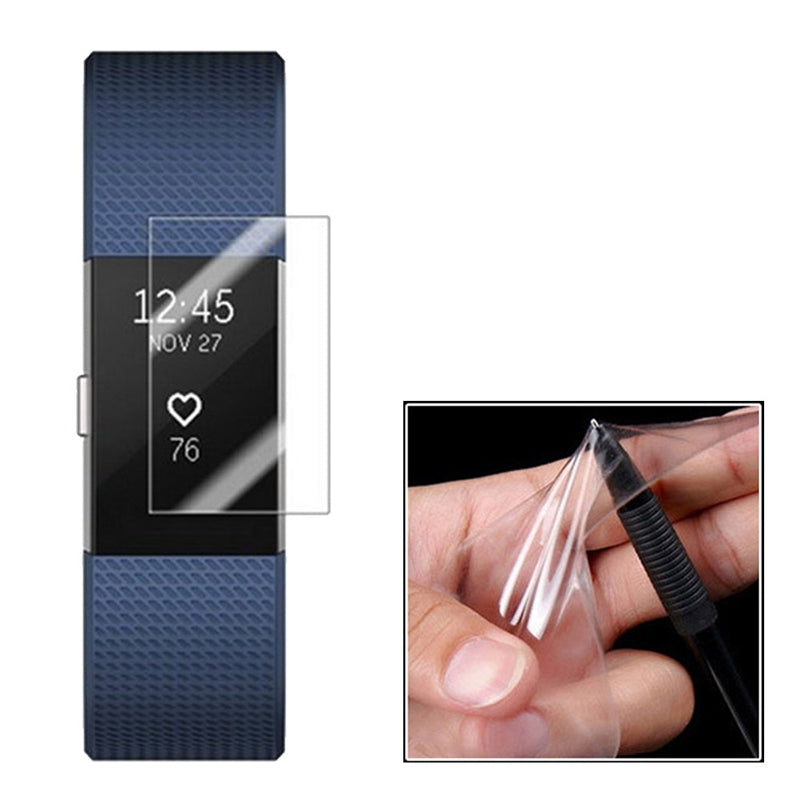 2pcs Ultra Thin HD Scratch Resistance TPU Screen Protector Protective Guard Film for Fitbit Char...