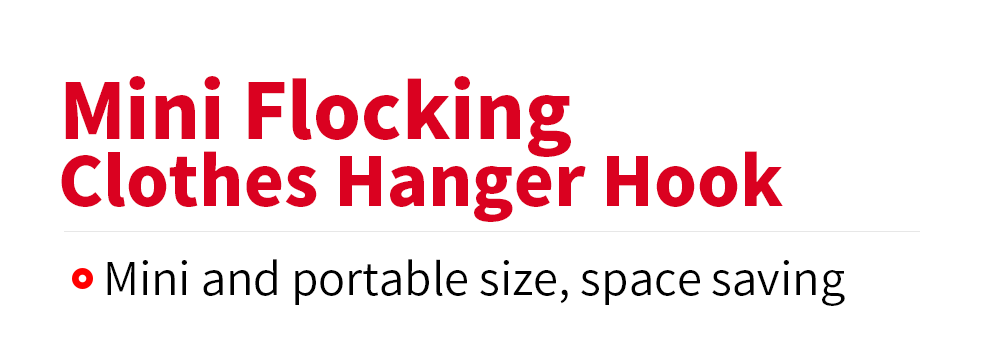10pcs Creative Mini Flocking Clothes Hanger Hook Closet Wardrobe Organizer