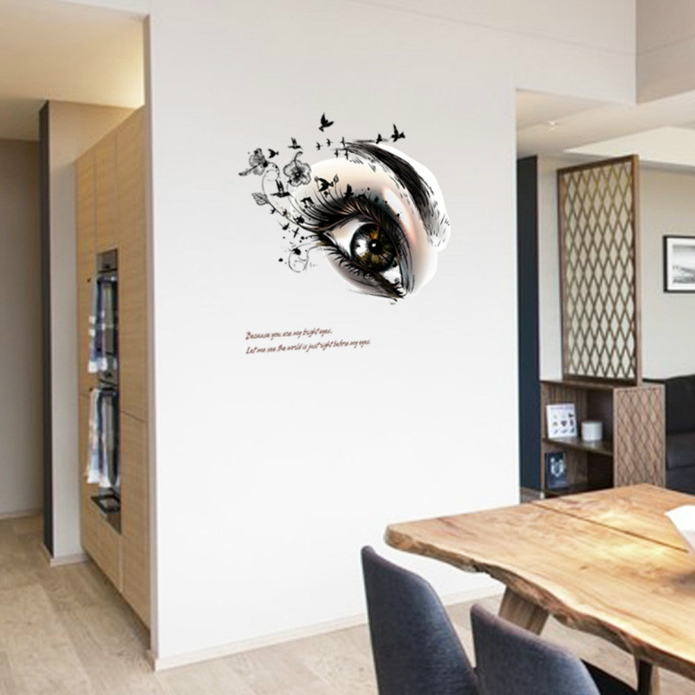 Big Eye Art Wall Sticker Removable Home Decor