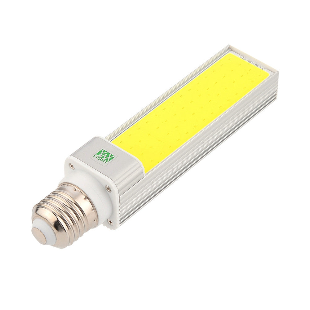 1PCS WXLight E27 12W COB LED Horizontal Plug Light AC 85 - 265V