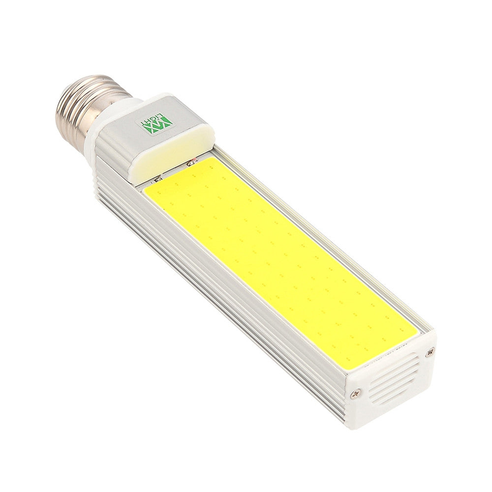 1PCS WXLight E27 12W COB LED Horizontal Plug Light AC 85 - 265V