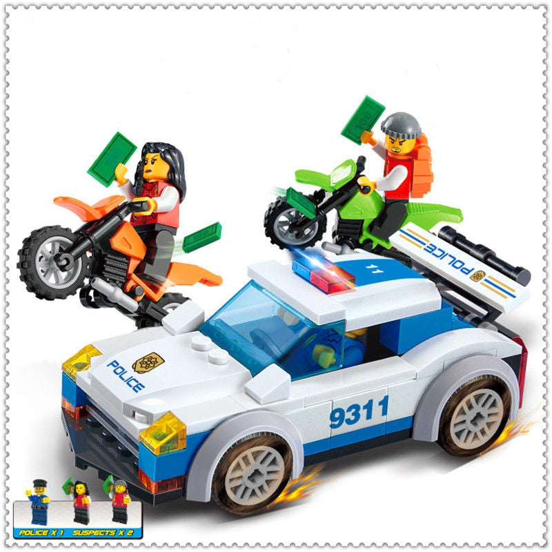 9311 Kids Adult Educational Toy Building Bricks Police Series Blocks Assembled Gift