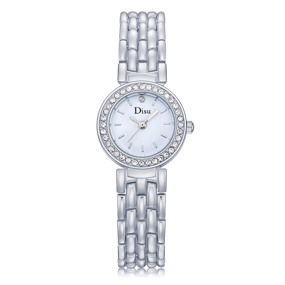 Disu Fashion Ladies Dress Quartz Alloy Bracelet Wrist Watch Accessories