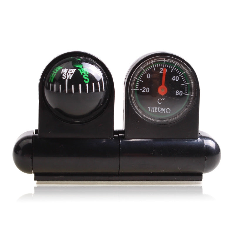 2-In-1 Multi-Function Portable Automatic Car Compass with Thermometer