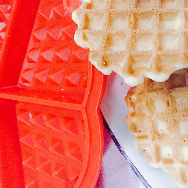 DIHE Heart - Shaped Waffle Cake Baking Mold 5Grid Originality