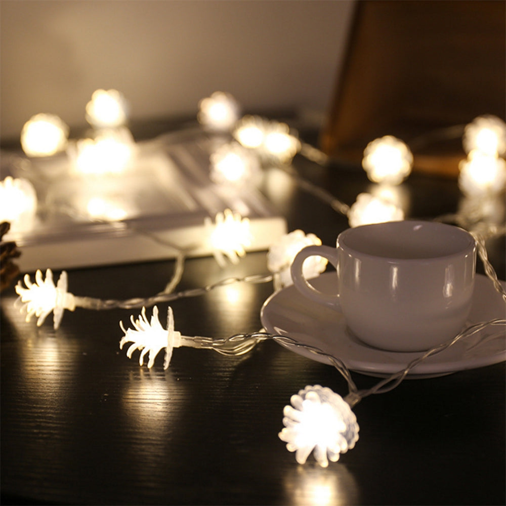 BRELONG LED Pine Cone Light String Decorative Romantic Lights 40LED-USB