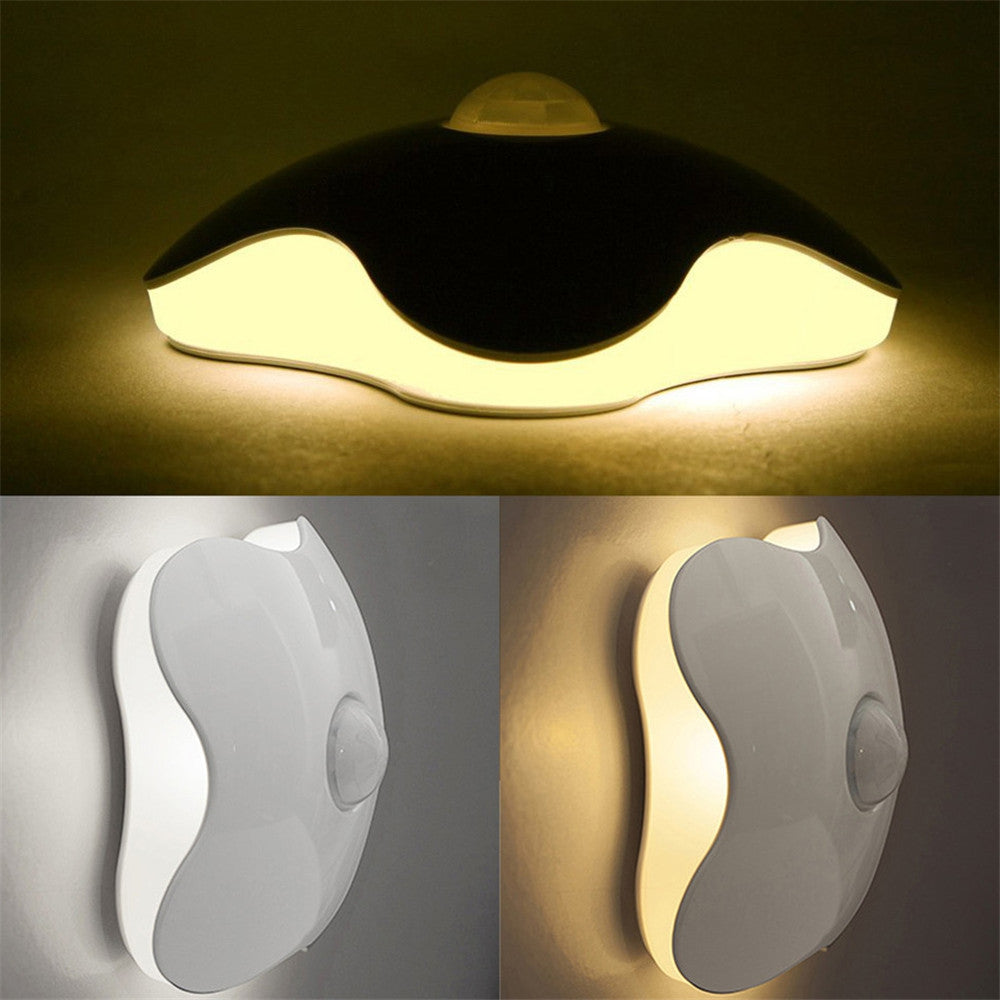 Clover LED Night Light PIR Auto Motion Sensor Novelty Atmosphere Emergency Table Lamp for Kids