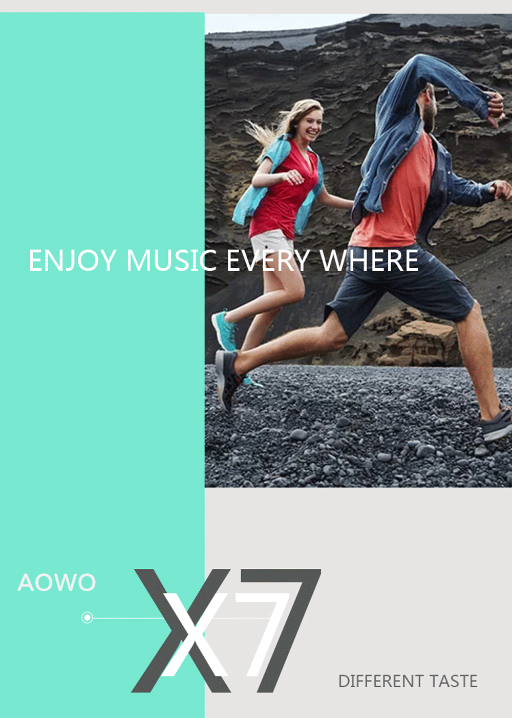 AOWO X7 24 Months Standby Time 50m Waterproof Sports Management Smart Watch for iOS / Android......