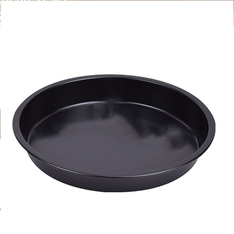 DIHE 9Inch Carbon Steel Pizza Pan One Design Rugged and Durable