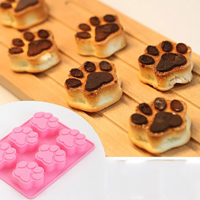 DIHE Cat Paws Multifunctional DIY Cake Chocolate Ice Cube Mould