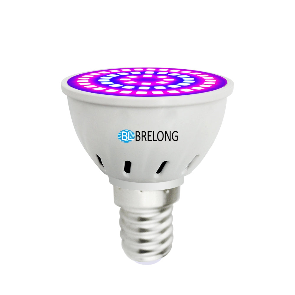 BRELONG E27 E14 GU10 MR16 54LED 2835 Plant Cup Light AC 110-130V 1PC