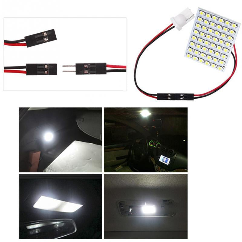 1 Set T10 5050 48-SMD Multi-Functional Durable LED Car Reading Lamp