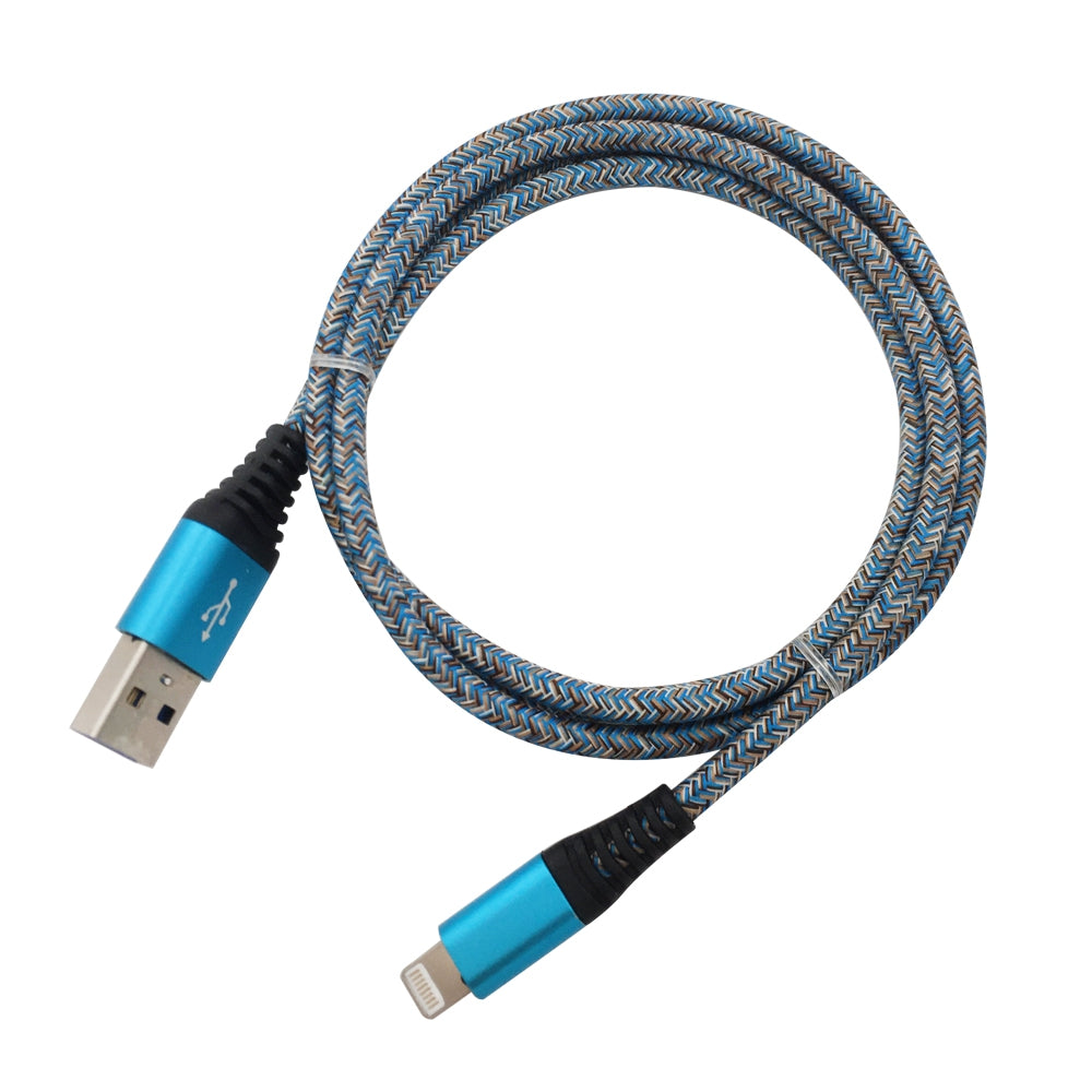 1METER Nylon Type-C USB Cable Output 2.4A Fast Charge Wire