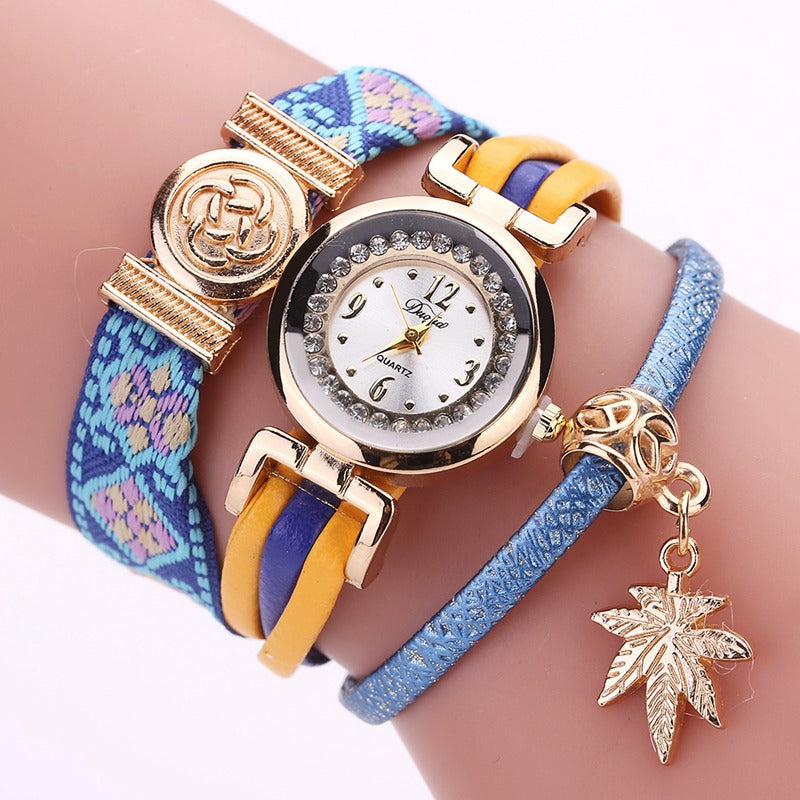 Duoya D134 Ladies Bracelet Watch Ladies Wear Watch Jewelry Watch