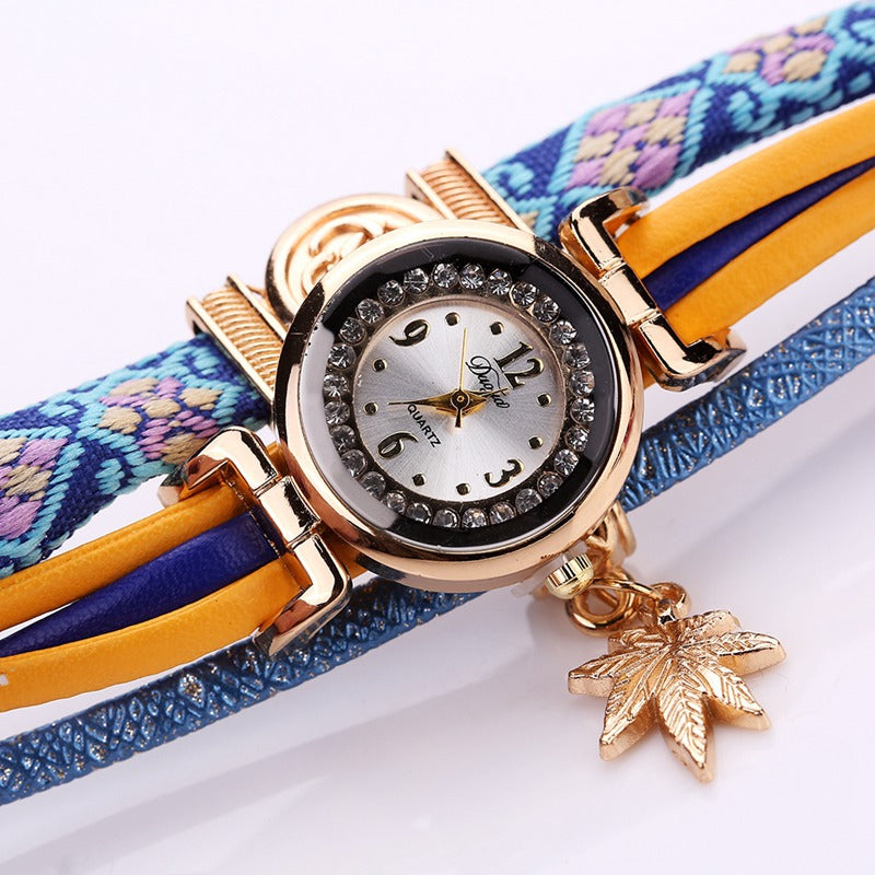 Duoya D134 Ladies Bracelet Watch Ladies Wear Watch Jewelry Watch