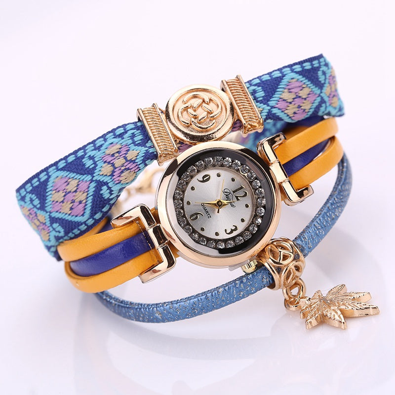 Duoya D134 Ladies Bracelet Watch Ladies Wear Watch Jewelry Watch