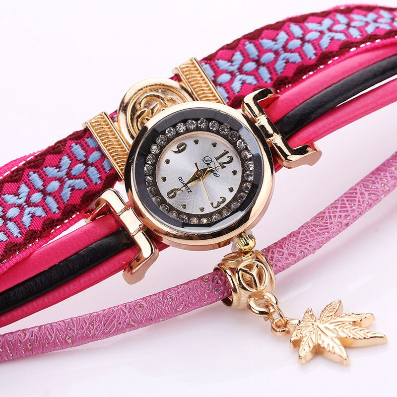 Duoya D134 Ladies Bracelet Watch Ladies Wear Watch Jewelry Watch