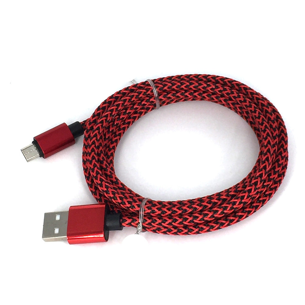 2Meter Nylon Micro USB Cable Fast Charge Wire