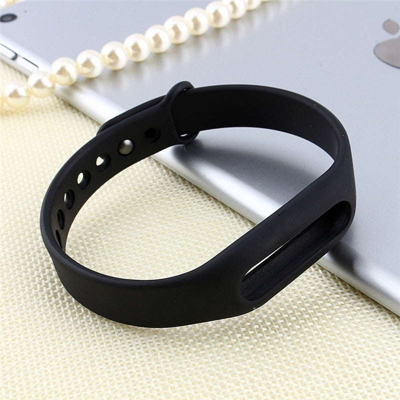 Colorful Silicone Wrist Strap Bracelet 10 Color Replacement watchband for Original 1 Xiaomi Mi b...