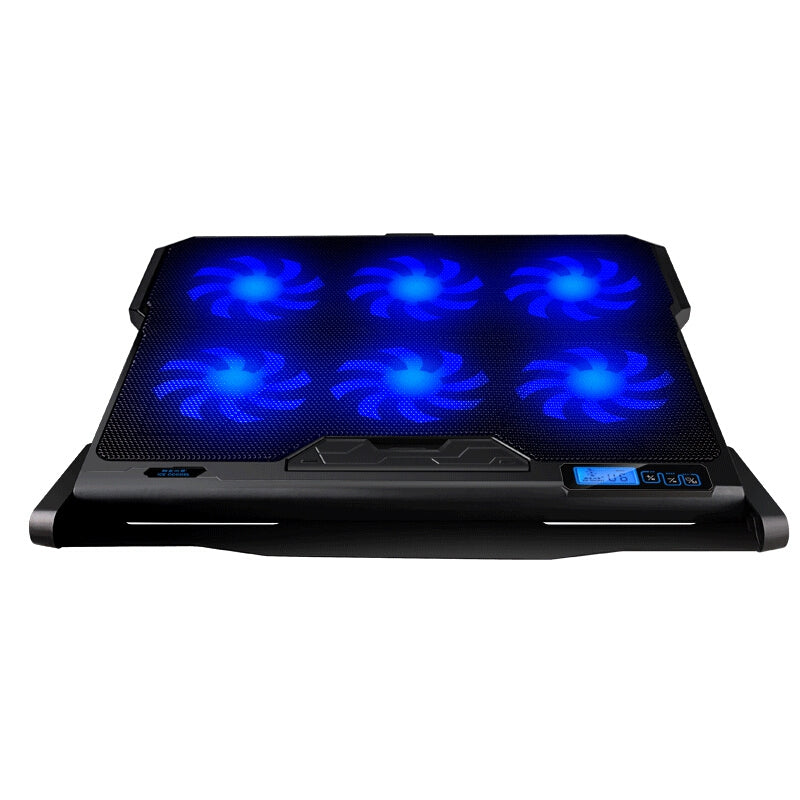 Cooling Pad for Laptop Notebook LED Touch Screen Speed Control Cooler Six Fans