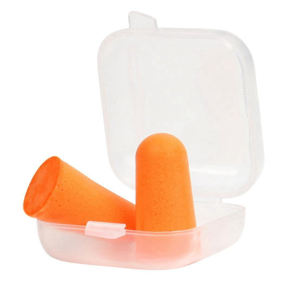 1 Pair Soft Foam  Comfort Ear Plug Tapered Travel Sleep Noise Prevention Earplug