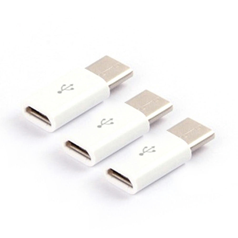 3pcs Micro USB to Type-C Adapter