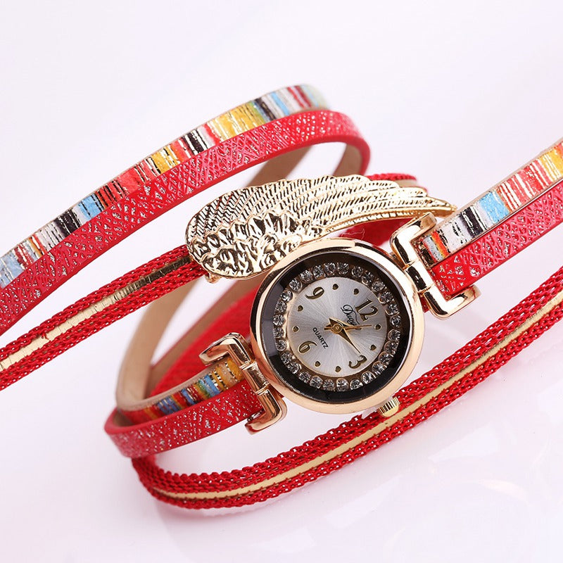 Duoya D135 Women's Bracelet Watch Wings Women Fashion watch