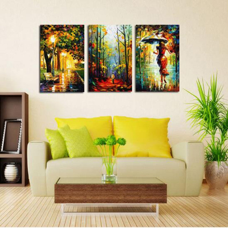 3pcs Abstract Painting Printing Canvas Wall Home Decoration