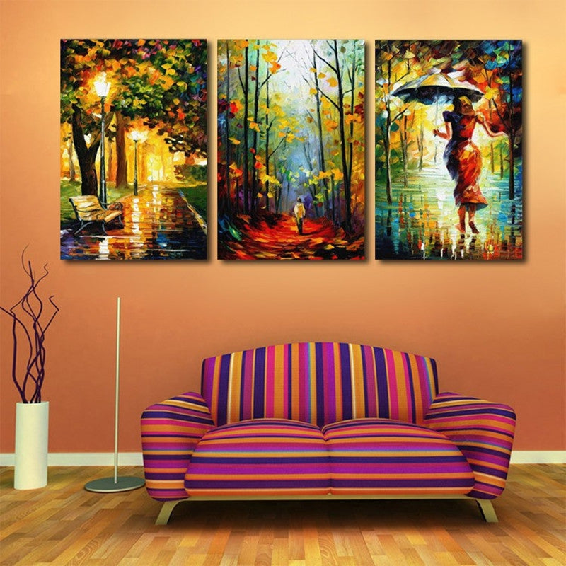 3pcs Abstract Painting Printing Canvas Wall Home Decoration