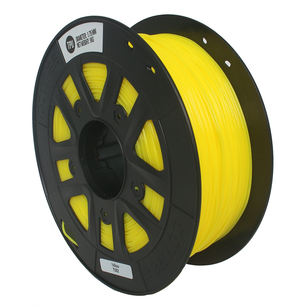 CCTREE  3D Printer TPU 1.75MM Flexible  Filament Yellow for Creality  Anet